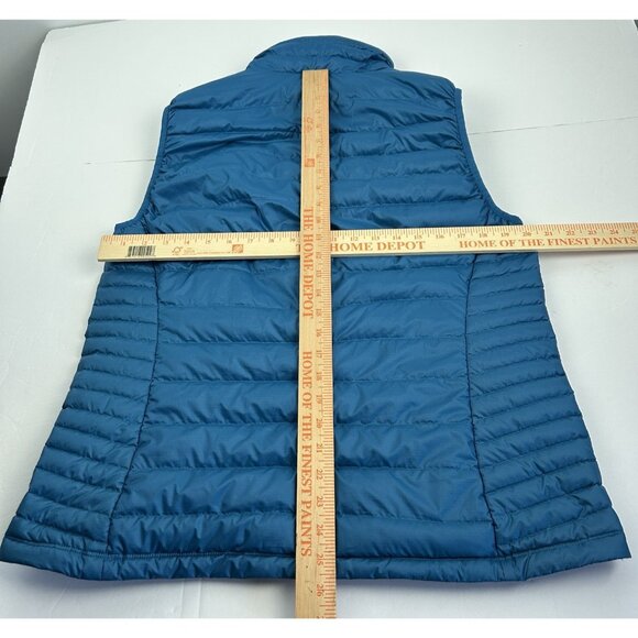 Patagonia Teal Blue 84628 Lightweight Puffer Down Sweater Vest Women's SZ XL - Picture 9 of 12